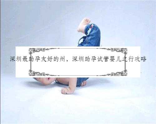 深圳最助孕友好的州，深圳助孕试管婴儿之行攻略